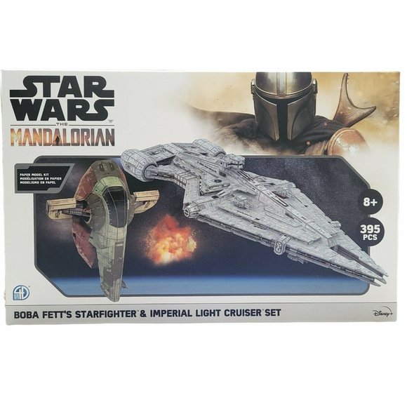 Star Wars Boba Fett's Starfighter & Imperial Light Cruiser 3D Puzzle Collector - Picture 1 of 5